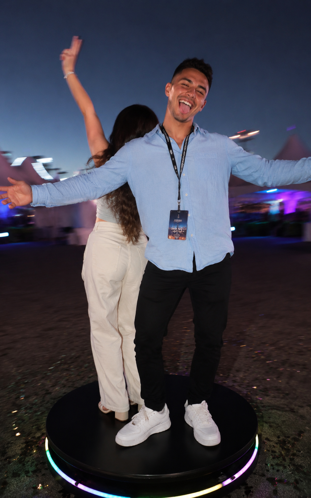 360 photo booth rental at a Utah event